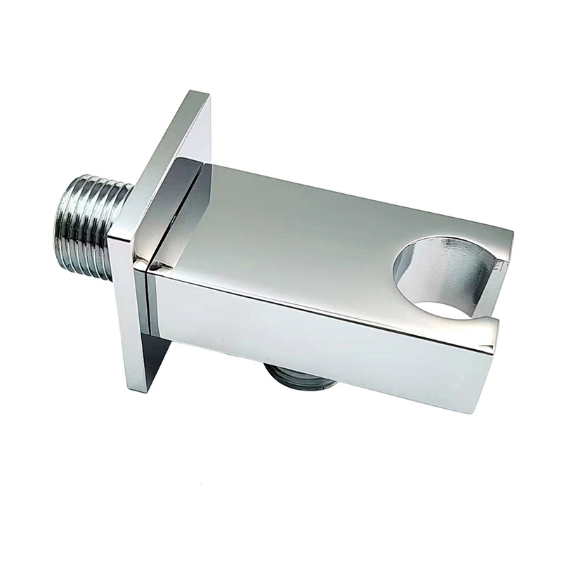 ফ্ল্যাট স্কোয়ার হ্যান্ডহেল্ড শাওয়ার হোল্ডার, আধুনিক ওয়াল মাউন্ট ঝরনা হেড বন্ধনী