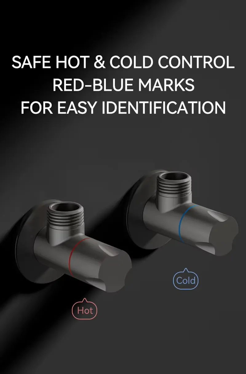 Grey Brass Angle Valve