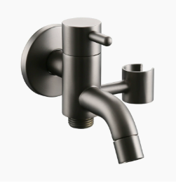 সলিড ব্রাস সিঙ্গেল কোল্ড ফসেট, ওয়াশিং মেশিনের জন্য মাল্টি-ইউজ ট্যাপ এবং স্প্রে গান অ্যাঙ্গেল ভালভ সহ এমওপি সিঙ্ক